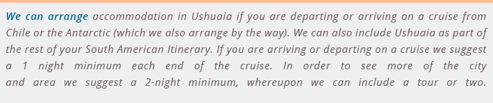 &#8211; Destination Ushuaia